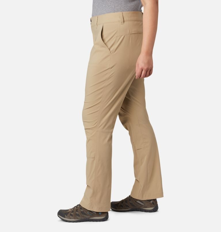 Columbia Saturday Trail Stretch Bukse Dame Khaki | Plus Size 16875S